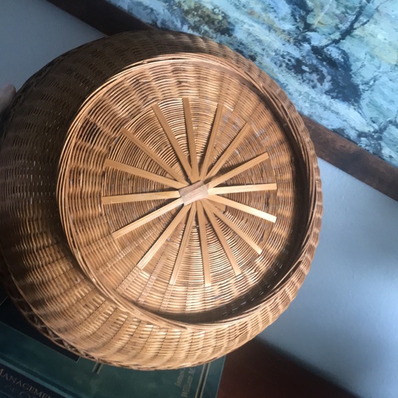 Large vintage boho basket - Picture 4 of 6